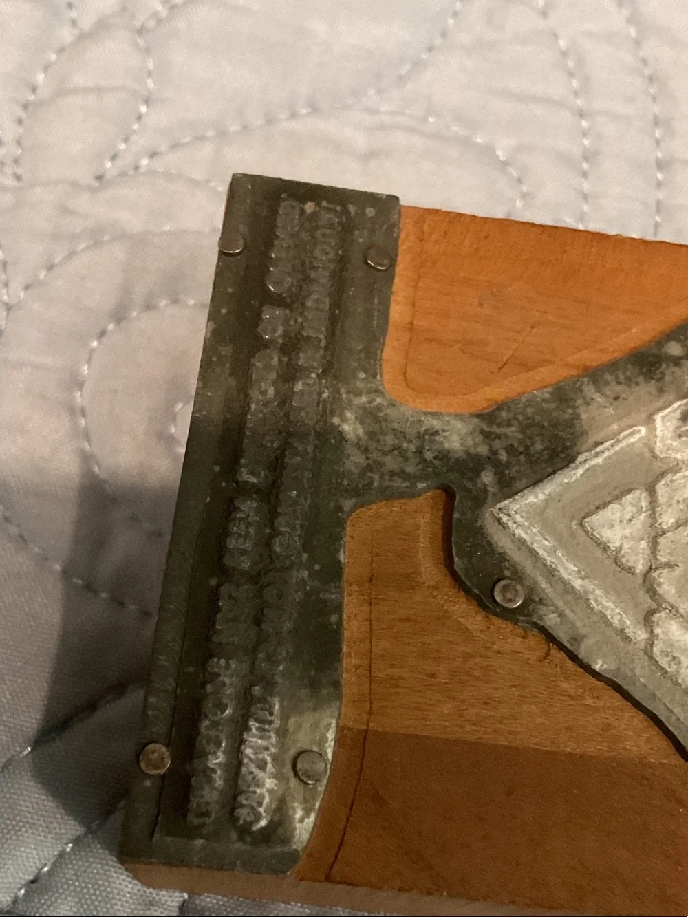 Vintage printing stamp.